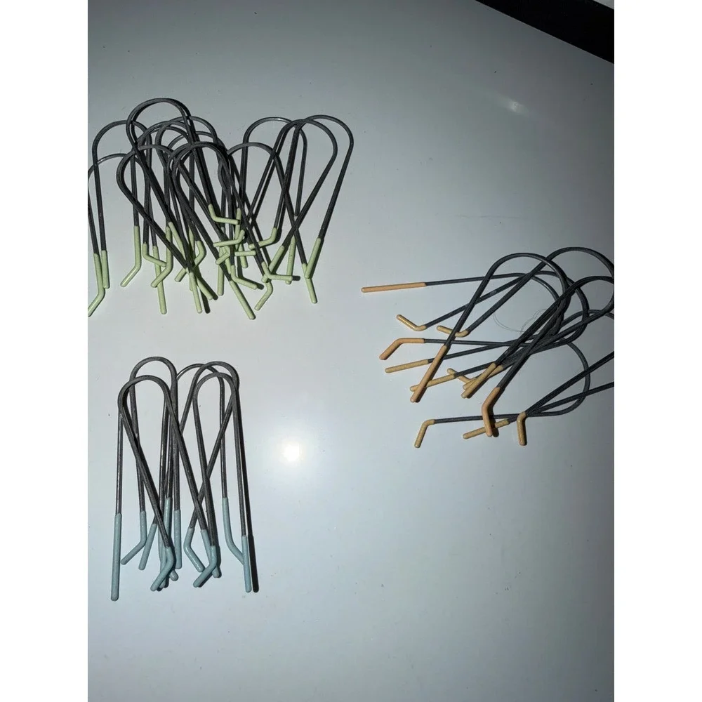 U-shaped replacement clips for electric hot rollers for vintage styling sets